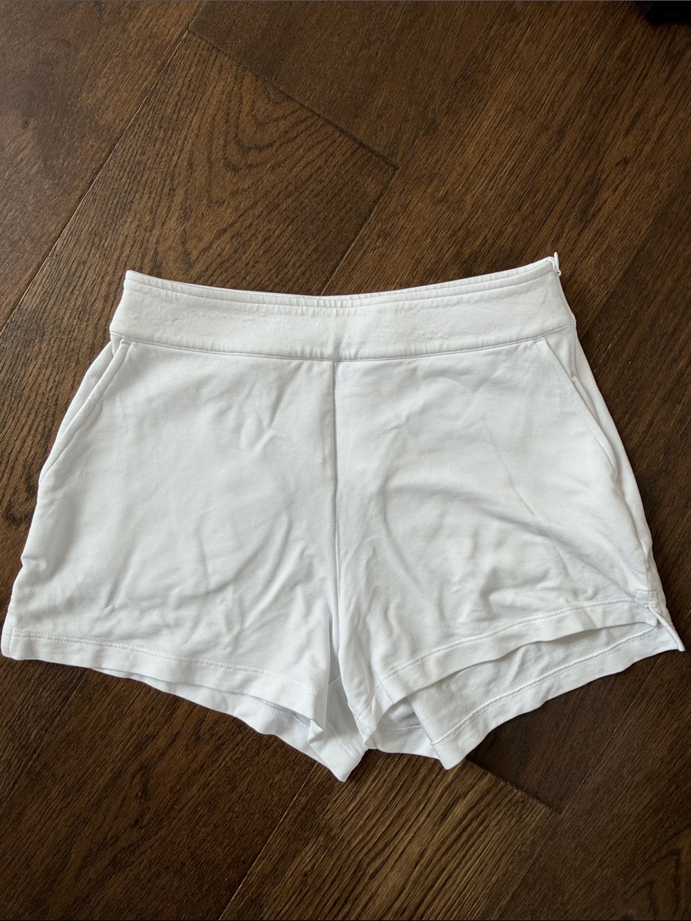 Travis Mathew White Knit Waistband Shorts